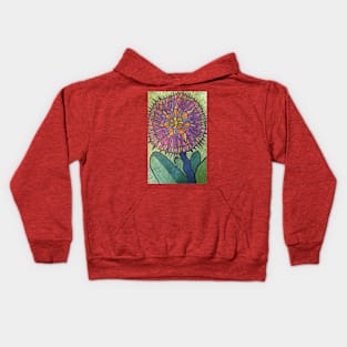 Trippy flower from light-years away Kids Hoodie